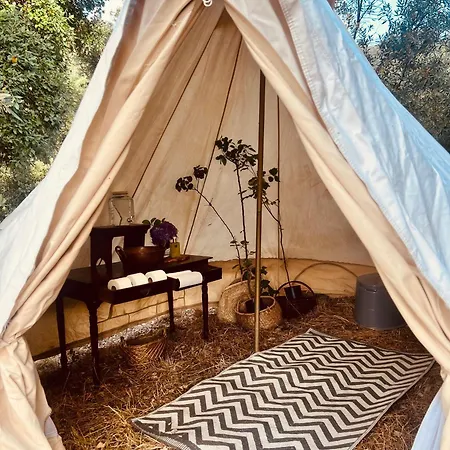 Eco- Regenerative Bell Tent With A Pool - Near Piódão *