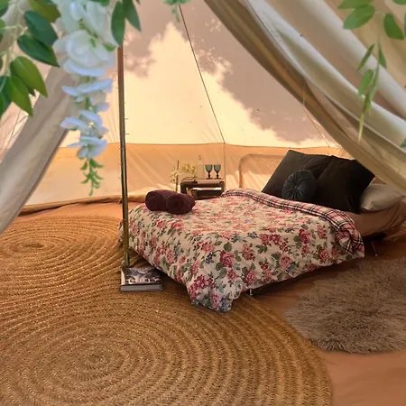 Eco- Regenerative Bell Tent With A Pool - Near Piódão Campo de lujo *